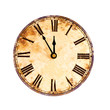 Фото: five to twelve, time on vintage clock five to twelve, time on vintage clock