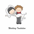 Tarjeta invitación de boda