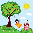 Princess little girl
