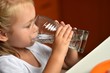 girl drinks water