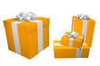 orange presents