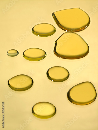 Photo: drops of oil drops of oil