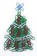 albero di natale di graffette colorate albero di natale di graffette colorate
