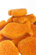 Fishcakes isolated on white Fishcakes isolated on white