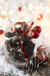 Chocolate Christmas Biscuits in a Jar