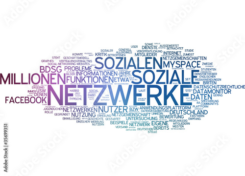 Illustration: Soziale Netzwerke Soziale Netzwerke