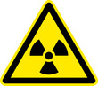 Warnschild Warnzeichen Radioatkive Stoffe Strahlung