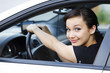 Pretty female driver