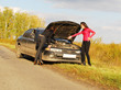 broken car