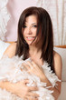 Woman in bed