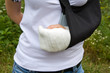 Bandaged hands
