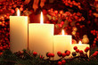 Christmas candles Christmas candles