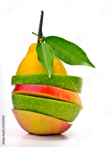 Foto: Funny fruit composition Funny fruit composition