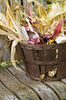 American Indian corn in a basket