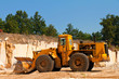 Orange excavator