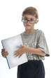 a child hold a book