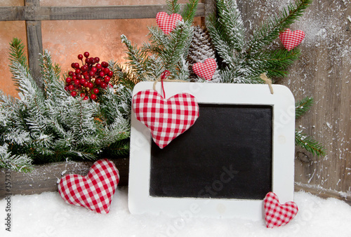 Foto: Tafel zum Beschriften für Weihnachten Tafel zum Beschriften für Weihnachten