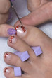 nail art piedi