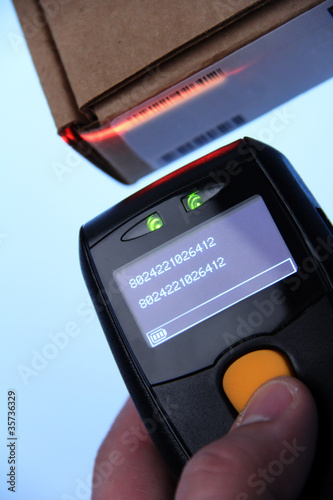 Photo: barcode scanner barcode scanner