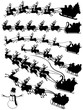 Santa Claus driving in a sledge Santa Claus driving in a sledge