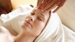 Lovely middle aged woman relaxing