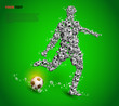 Vektor: football poster football poster