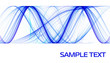 Blue sinusoids with identical amplitude