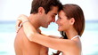 Video: Portrait of romantic young couple lip locking Portrait of romantic young couple lip locking