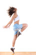 woman modern dancer in ballroom woman modern dancer in ballroom