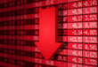 Bourse dans le rouge
