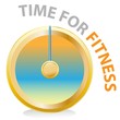 Vektor: time for fitness time for fitness