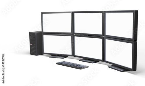 일러스트(JPEG):マルチディスプレイ_斜め マルチディスプレイ_斜め