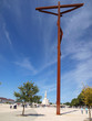 stylish cross in Fatima, Portugal