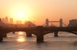 Sunrise in London
