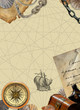 Pirate map illustration