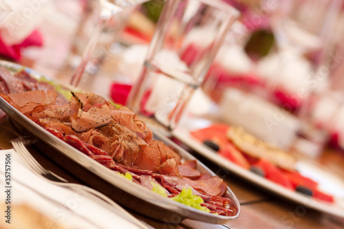 Photo: Table setting with appetiizer Table setting with appetiizer