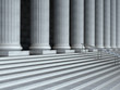 Gerichtshof Treppe Tilt and shift