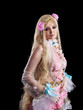 Young girl in fairy-tale doll cosplay costume Young girl in fairy-tale doll cosplay costume