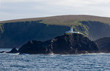 Leuchtturm vor den Shetlandinseln Leuchtturm vor den Shetlandinseln