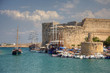 Historic castle and harbour in Kyrenia, Cyprus Historic castle and harbour in Kyrenia, Cyprus
