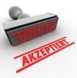 akzeptiert