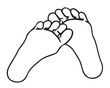 Feet drawing