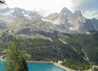 Marmolada,diga e passo Fedaia Marmolada,diga e passo Fedaia