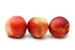 Peaches isolated on the white background Peaches isolated on the white background