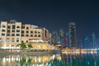 Dubai view at night time