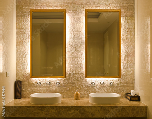 Photo: interior design of a bathroom interior design of a bathroom