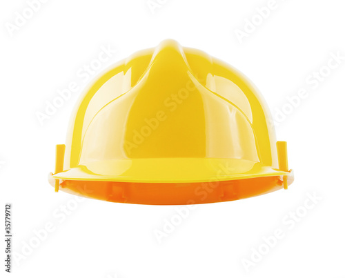 Photo: Hardhat isolated with clipping path Hardhat isolated with clipping path
