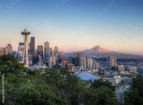 Photo: Seattle Sunset Seattle Sunset