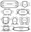 Empty vintage labels Empty vintage labels