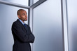 Businessman looking worried